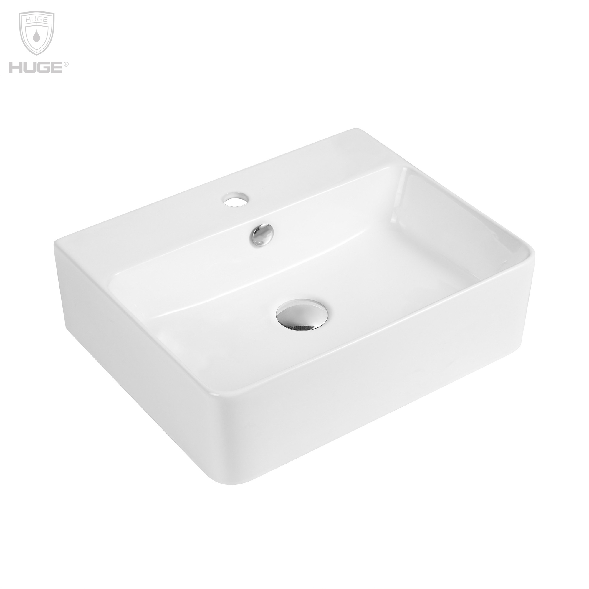 Chậu rửa lavabo đặt bàn Huge H-LK2520 (520x420x155mm)