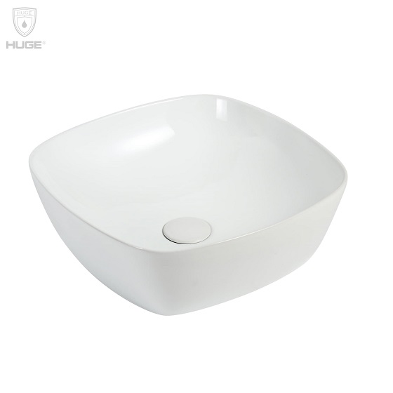 Chậu rửa lavabo đặt bàn Huge H-LV3009 (435x435x165mm) - Image 6