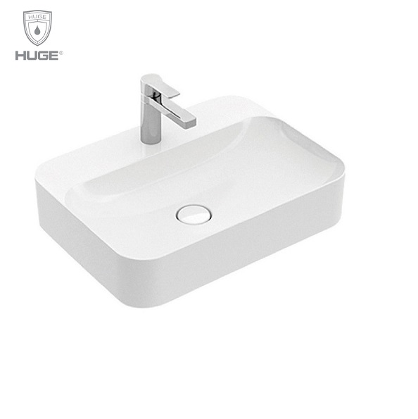 Chậu rửa lavabo đặt bàn Huge H-LV516A (550x395x175mm) - Image 6