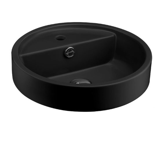 Chậu rửa lavabo đặt bàn màu đen Cotto C00380 MBK