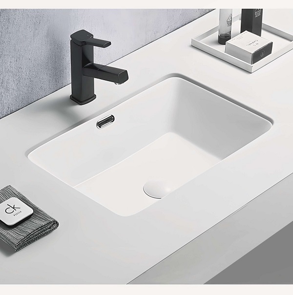 Chậu rửa lavabo đặt bàn màu đen HANJIN HJ-718 - Image 3