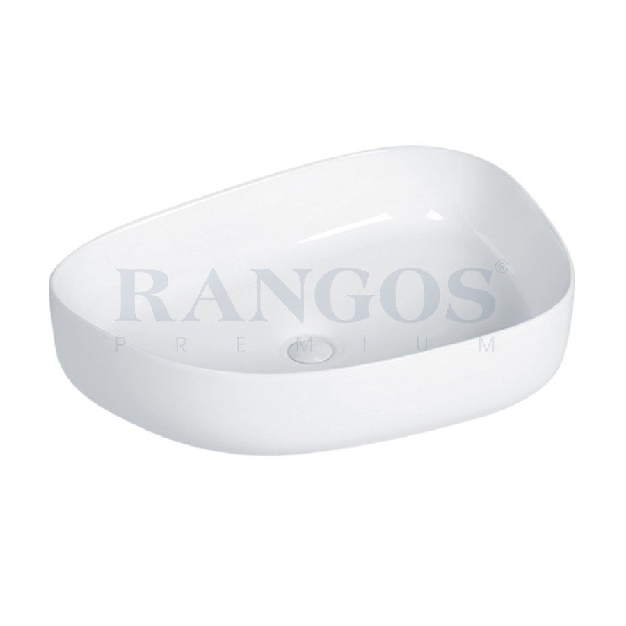 Chậu rửa lavabo đặt bàn màu đen Rangos RG-DE8001 (395x395x120 mm) - Image 5