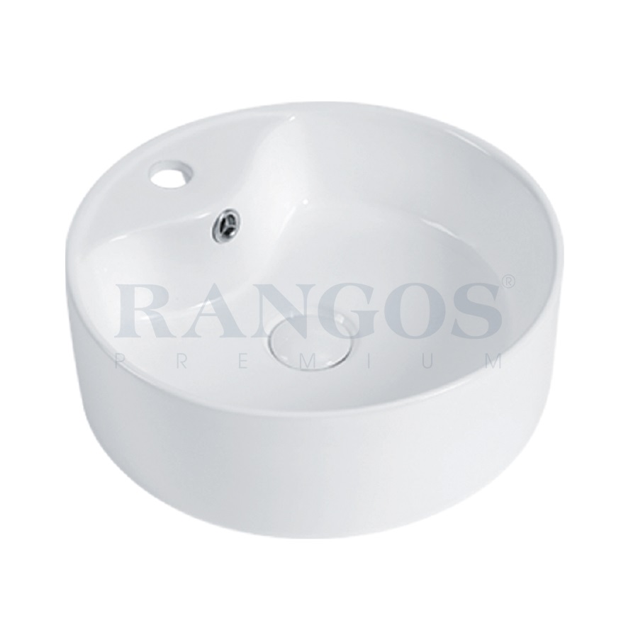 Chậu rửa lavabo đặt bàn màu vàng Rangos RG-DE8002 (395x395x120 mm) - Image 3