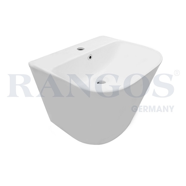 Chậu rửa lavabo đặt bàn màu vàng Rangos RG-DE8002 (395x395x120 mm) - Image 6