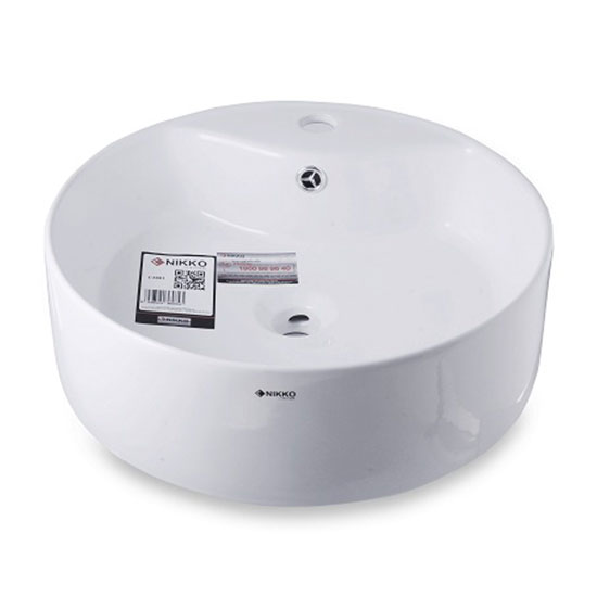 Chậu rửa lavabo đặt bàn Nikko C2802 (460x460x160) - Image 4