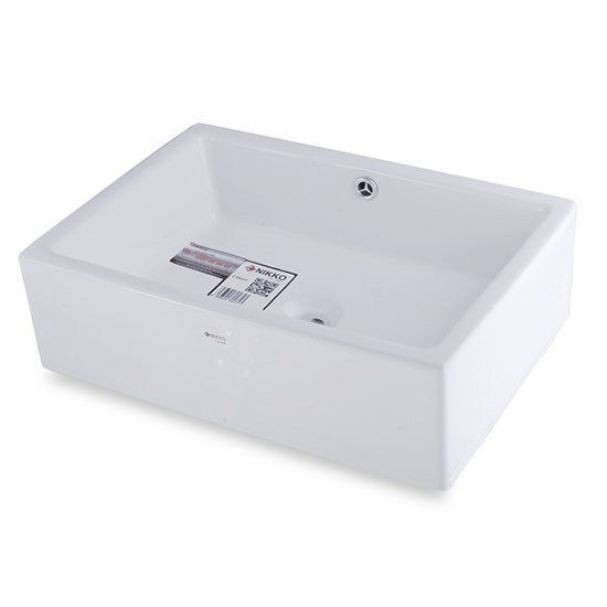 Chậu rửa lavabo đặt bàn Nikko C2802 (460x460x160) - Image 6