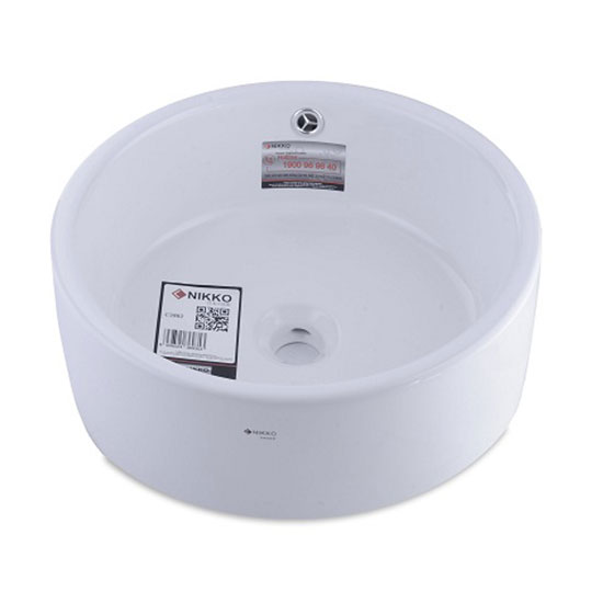 Chậu rửa lavabo đặt bàn Nikko C2843 (385x385x140) - Image 6