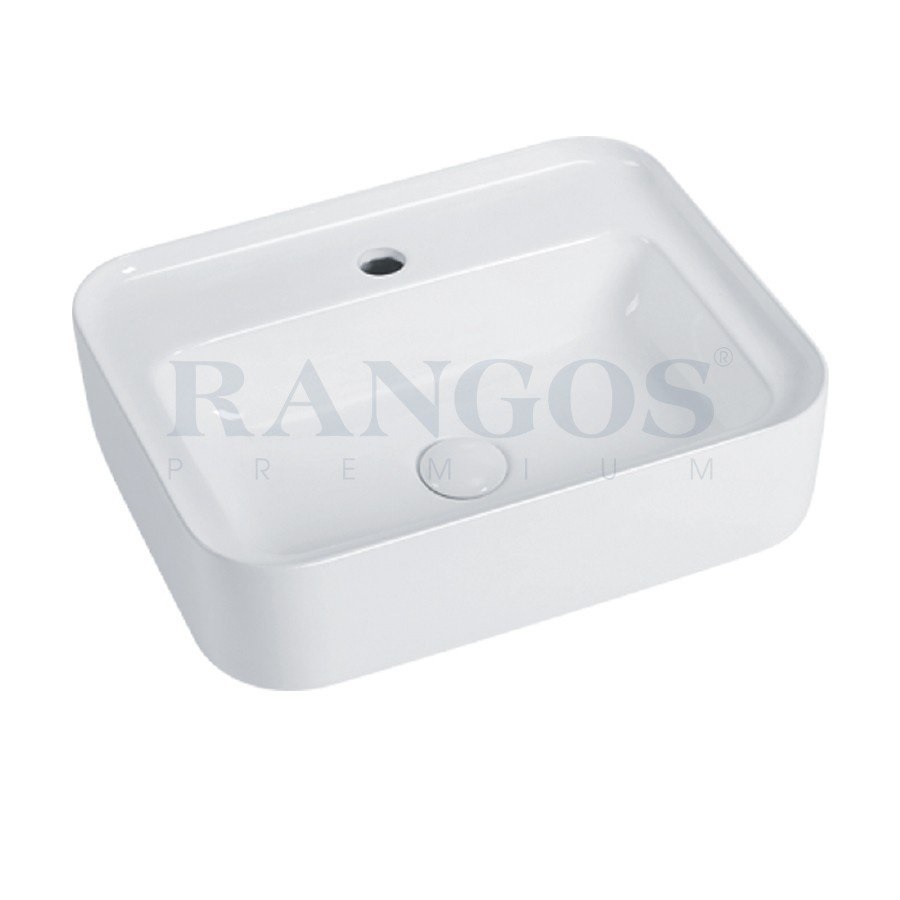 Chậu rửa lavabo đặt bàn Rangos RG-80003 (500x400x140 mm)