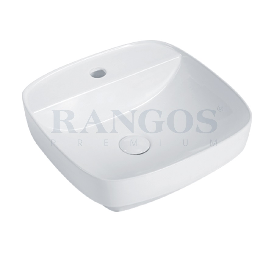 Chậu rửa lavabo đặt bàn Rangos RG-80013 (600x420x130 mm) - Image 3