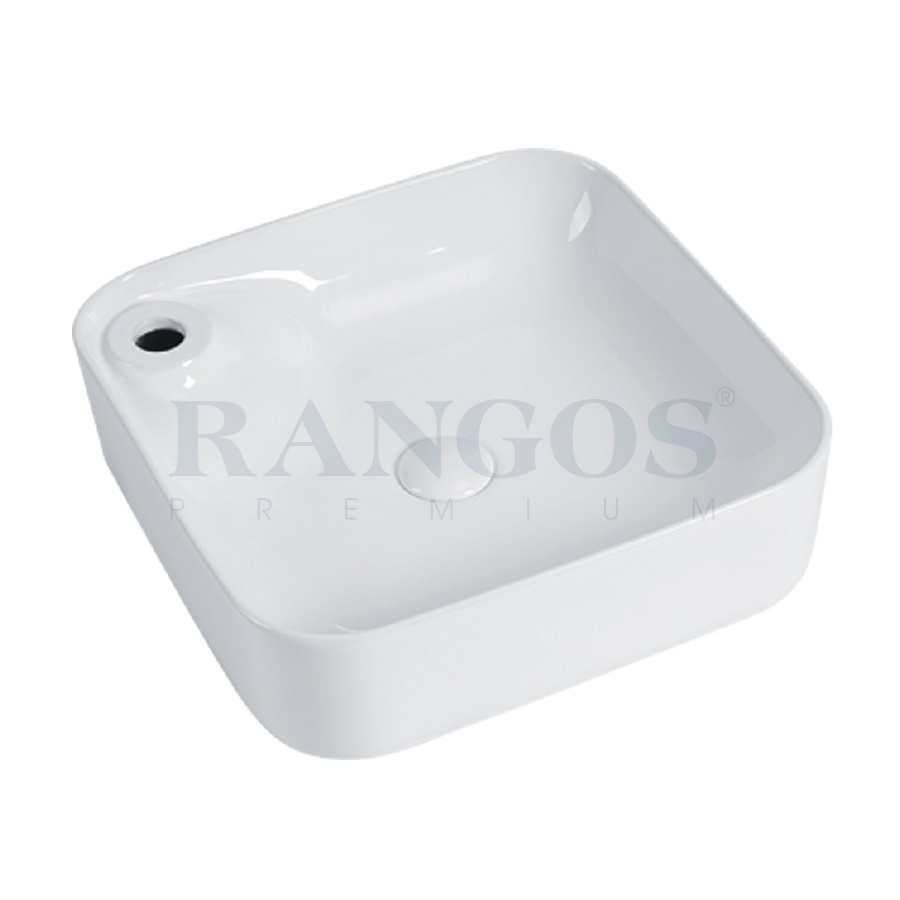 Chậu rửa lavabo đặt bàn Rangos RG-80014 (D425xR430xC120mm)