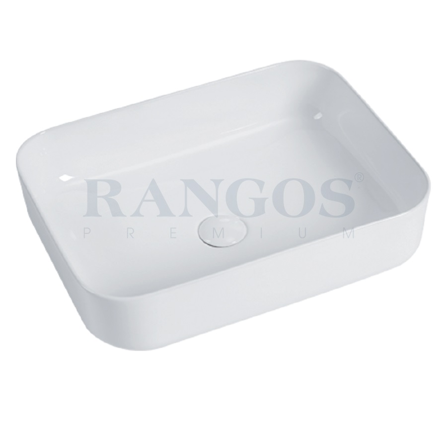 Chậu rửa lavabo đặt bàn Rangos RG-80016 (510x390x135 mm)