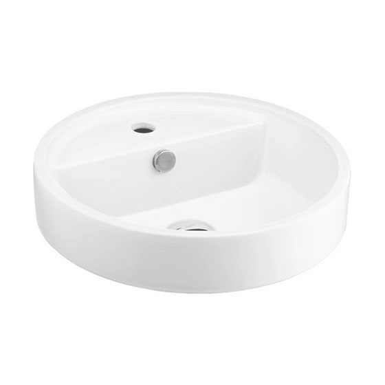 Chậu rửa lavabo đặt bàn trắng mờ Cotto C00380 MWH