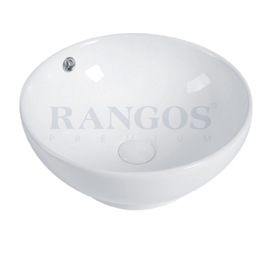 Chậu rửa lavabo dương bàn Rangos RG-80009 (420x170mm)