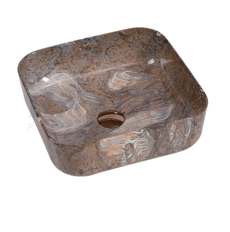 Chậu rửa lavabo dương bàn Rangos RG-80009 (420x170mm) - Image 5