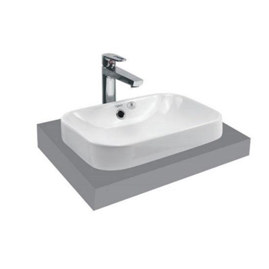 Chậu rửa lavabo dương bàn Viglacera V11 (45x45x12cm) - Image 6