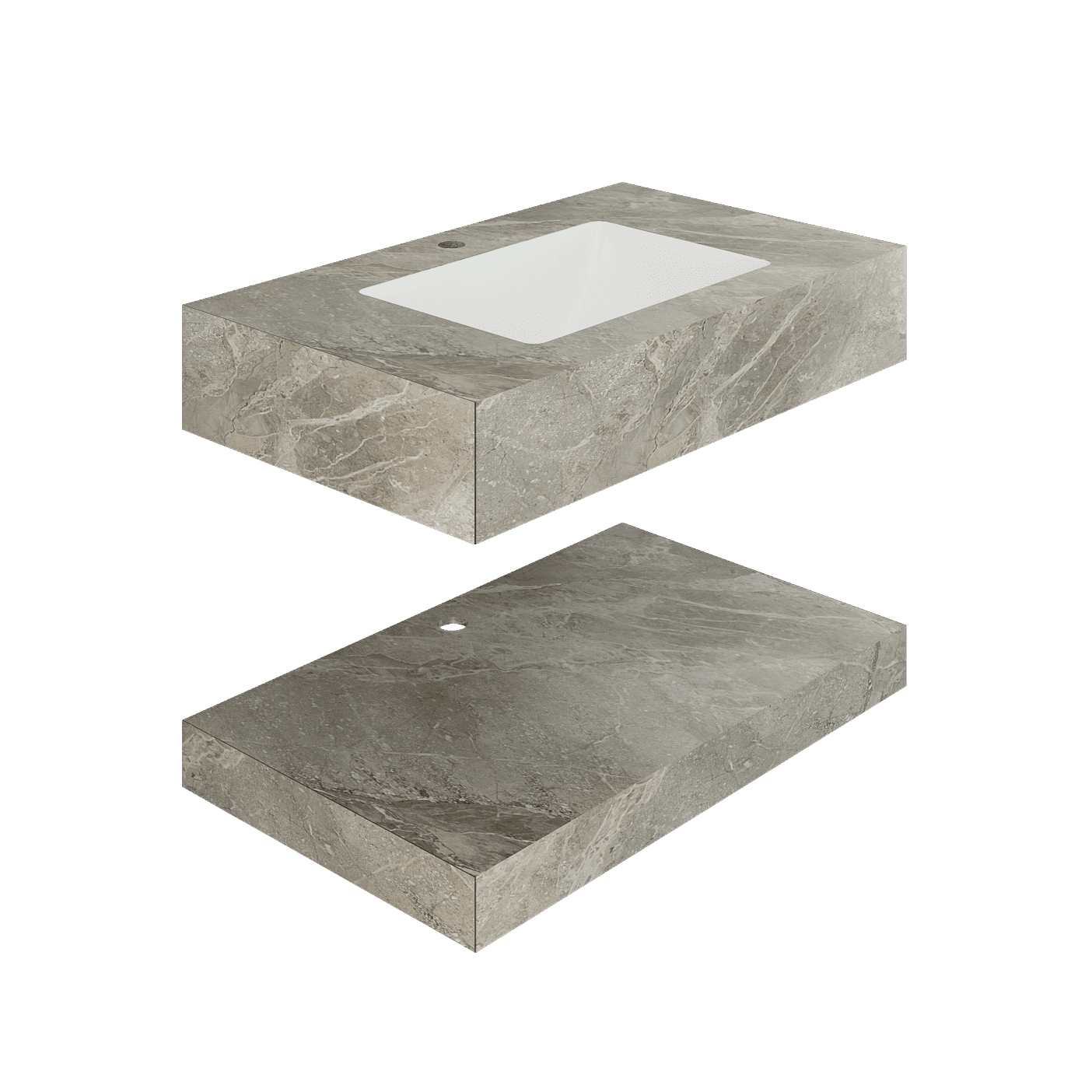 Chậu rửa lavabo dương bàn Viglacera V22 (550x380x153 mm) - Image 5