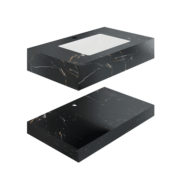 Chậu rửa lavabo dương vành Viglacera CD21 (632x444x231mm) - Image 3