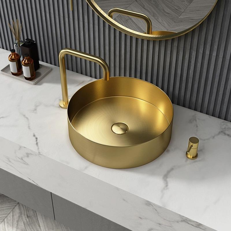 Chậu rửa lavabo Inox 304 xước mờ Miken MKC-3612WM (380x380x110 / 400x400x130mm) - Image 5