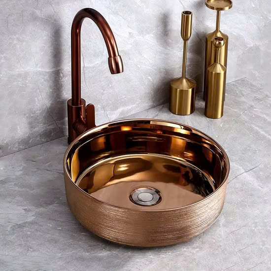 Chậu rửa lavabo màu đen âm bàn hình vuông Miken MKC-00225B (520x370mm) - Image 4