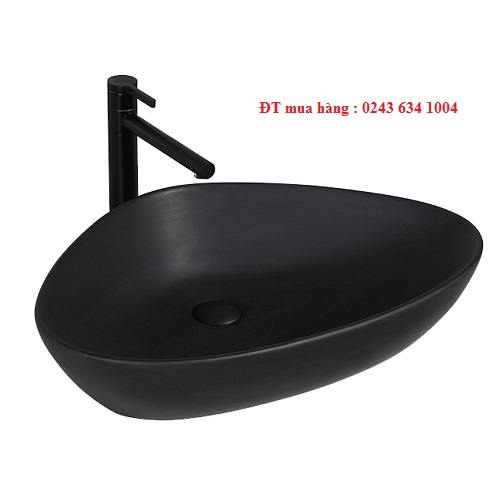 Chậu rửa lavabo màu đen nghệ thuật HCG 3127 - Image 5