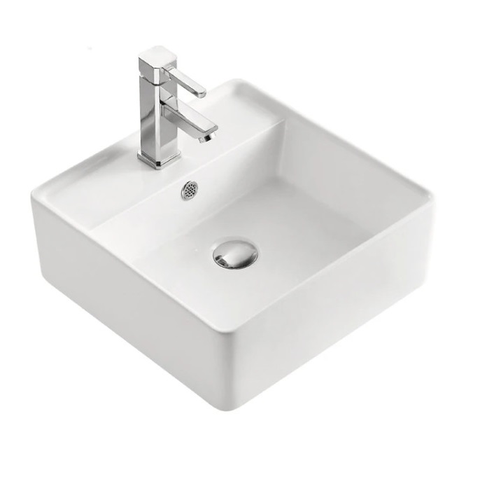 Chậu rửa lavabo màu đen nghệ thuật Miken MKC-211 - Image 3