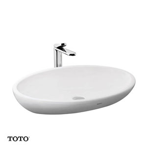 Chậu rửa lavabo màu xanh tro mùa đông TOTO LW896JW-F#ASB - Image 4