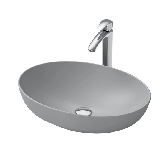 Chậu rửa lavabo màu xanh tro mùa đông TOTO LW896JW-F#ASB - Image 6