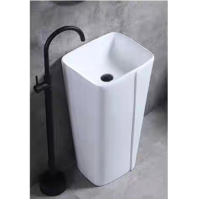 Chậu rửa lavabo nghệ thuật chân đứng MKC-2067 - Image 3