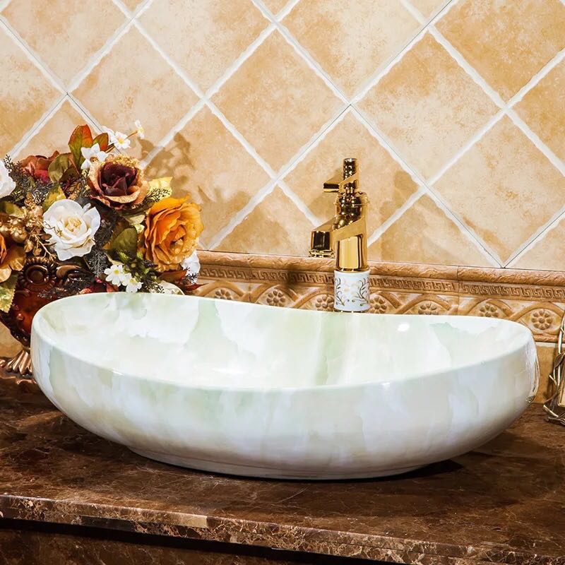 Chậu rửa lavabo nghệ thuật Cleanman CL-1018-C2 - Image 4