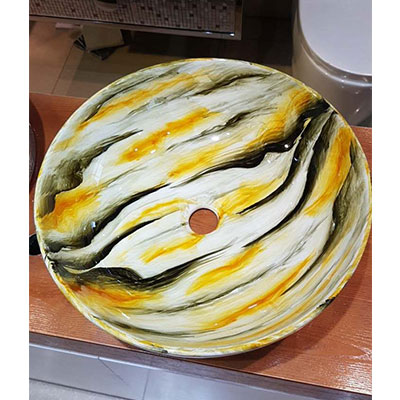 Chậu rửa lavabo nghệ thuật DADA A091-I13 (410x 410 x 165mm) - Image 5