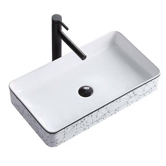 Chậu rửa lavabo nghệ thuật đặt trên bàn Miken MKC-9398W - Image 3