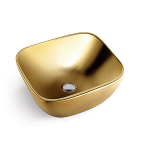 Chậu rửa lavabo nghệ thuật mạ vàng Miken MKC-4736G - Image 4