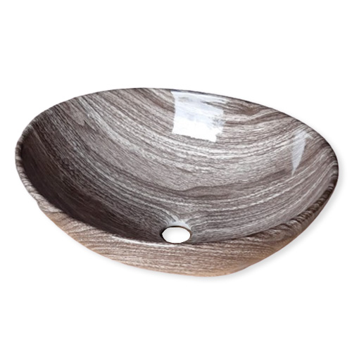 Chậu rửa lavabo nghệ thuật Miken 215 (42x34x15cm)
