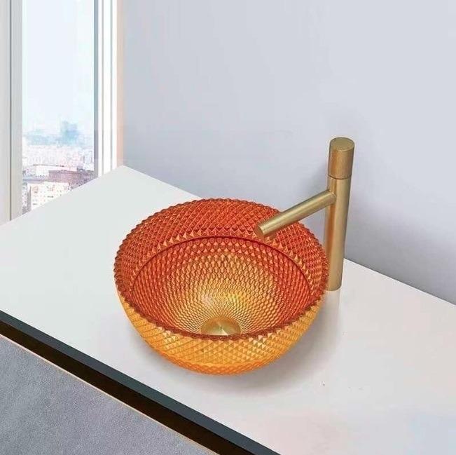 Chậu rửa lavabo nghệ thuật Miken 324W (40x30x13cm) - Image 4