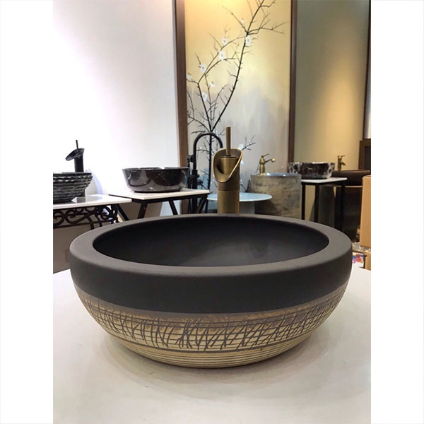 Chậu rửa lavabo nghệ thuật Miken MKC-014 (41x41x15cm) - Image 3