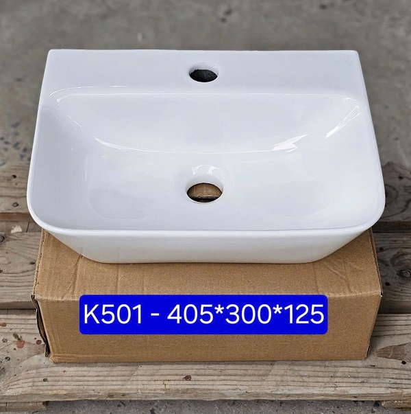 Chậu rửa lavabo nhỏ treo tường Miken MKC-K501