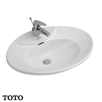Chậu rửa lavabo TOTO LHT300CM (Chân lửng L300HF ) - Image 5
