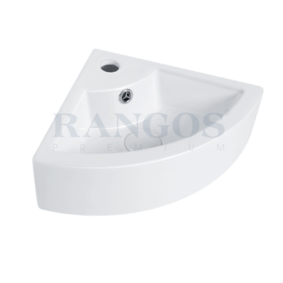 Chậu rửa lavabo treo góc tường Rangos RG-80011 (330x125mm)
