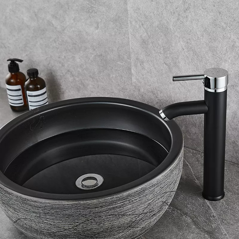 Chậu rửa lavabo vân đá lòng trắng hình chữ nhật Miken MKC-6011-F - Image 6