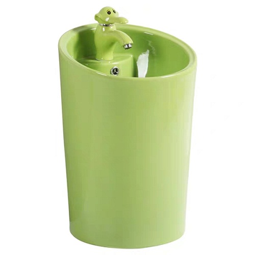 Chậu rửa mặt dành cho trẻ em màu vàng cam MKV-093 (Giá chưa vòi - 5 màu sắc) - Image 4