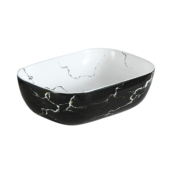 Chậu rửa mặt lavabo âm bàn dương vành Basic BS-202 - Image 3