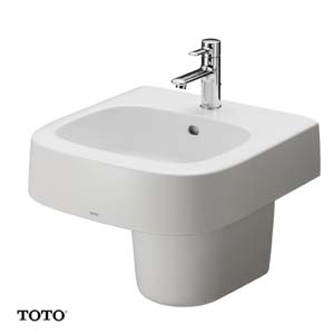 Chậu rửa mặt lavabo âm bàn TOTO LW1535V-TL516GV - Image 4