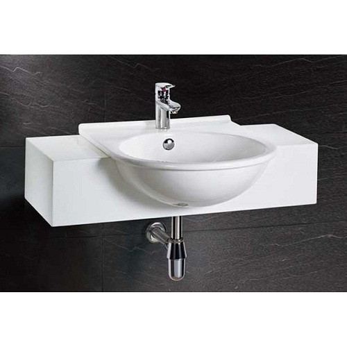 Chậu rửa mặt lavabo bán âm CAESAR LF5302