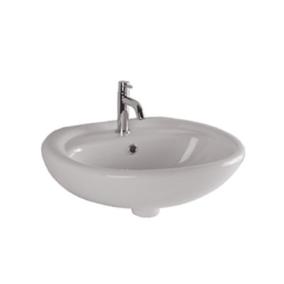 Chậu rửa mặt lavabo bán âm Clara CB-1150 (600x380x130 mm) - Image 3