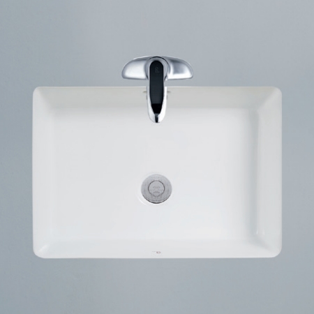 Chậu rửa mặt lavabo bán âm dương vành Royal RWL423A - Image 5