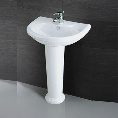 Chậu rửa mặt lavabo chân dài CAESAR L2230 P2432