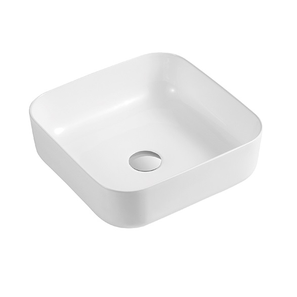 Chậu rửa mặt lavabo chân đứng Basics BSB-6030 (470x470x860 mm) - Image 4