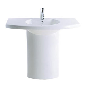 Chậu rửa mặt lavabo chân đứng CAESAR LF5314 PF2414