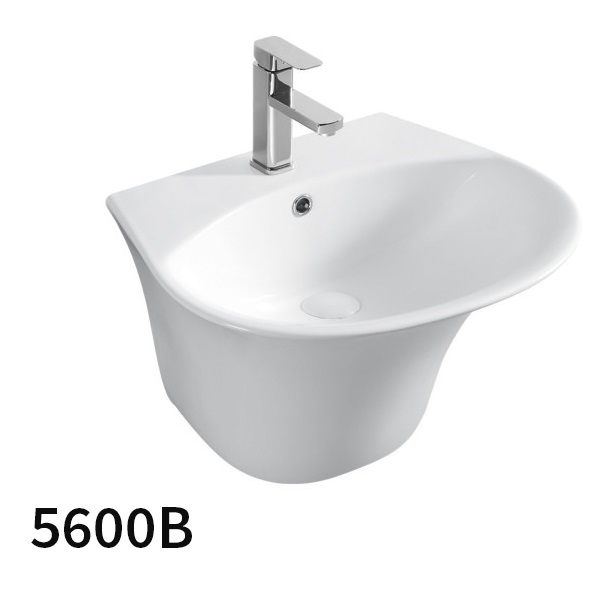 Chậu rửa mặt lavabo chân lửng Kolni 5100B - Image 4
