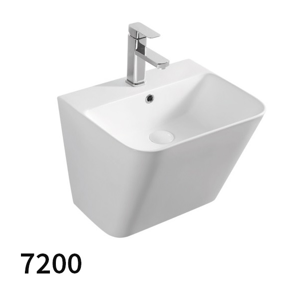 Chậu rửa mặt lavabo chân lửng Kolni 5200B - Image 6